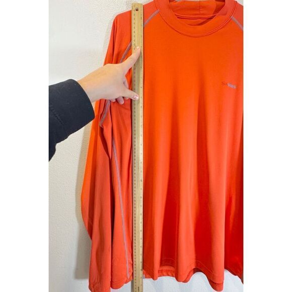 SIMMS SolarFlex Long Sleeve Fly Fishing Outdoor UPF Sun Shirt Tee Men's XL - Picture 5 of 8